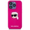 Karl Lagerfeld KLHMP15XSKHPPLF iPhone 15 Pro Max 6.7 fuksja/fuschia hardcase Silicone Karl Head Print MagSafe